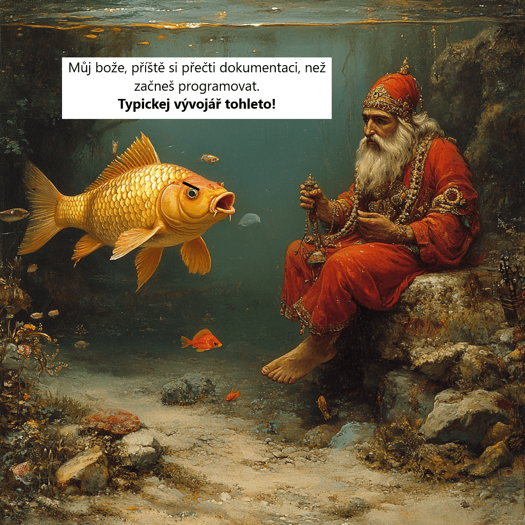 ryba a ind po vodou hovori