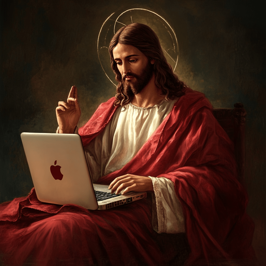 buh jezis kristus zehna notebooku mac apple