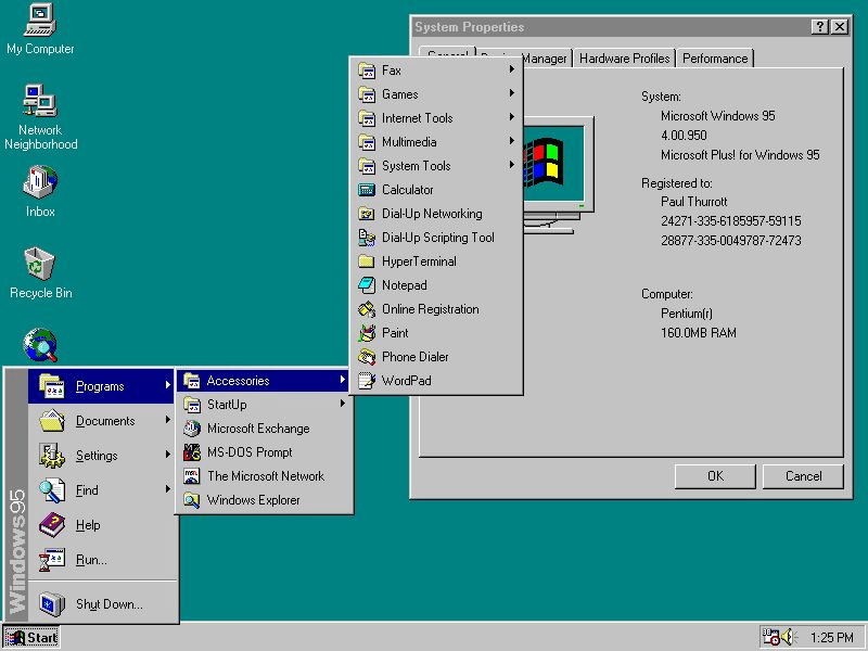 retro windows 95