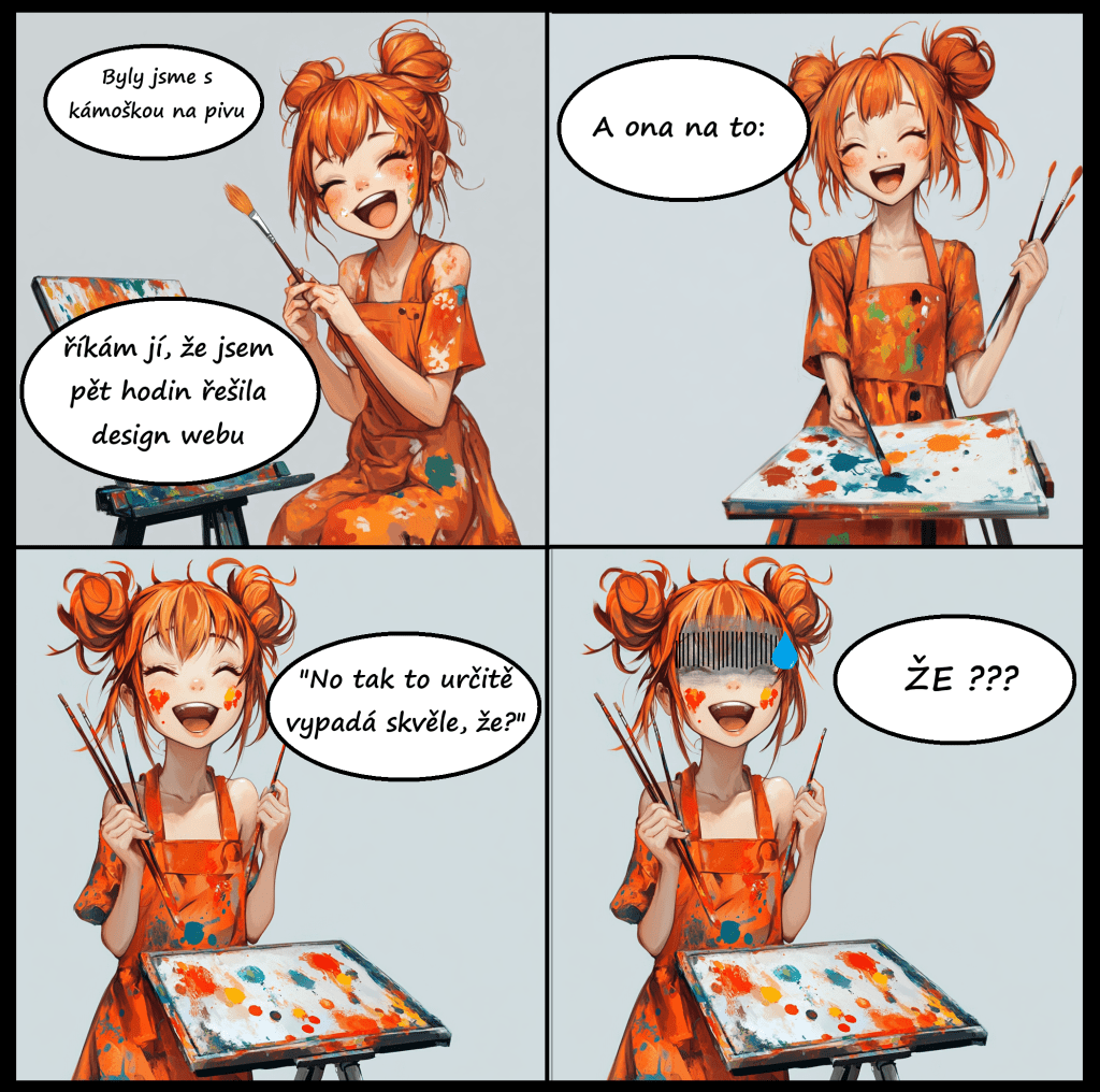 Nešlo by to akvarelem? aneb Trápení s&nbsp;designem